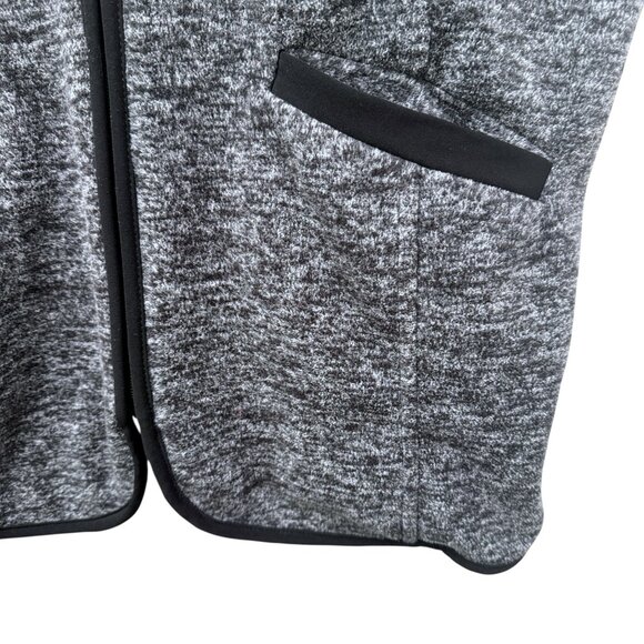 Susan Graver Fleece Vest XL Womens Zip Front Jacket Heather Gray Casual Cozy - Picture 7 of 9
